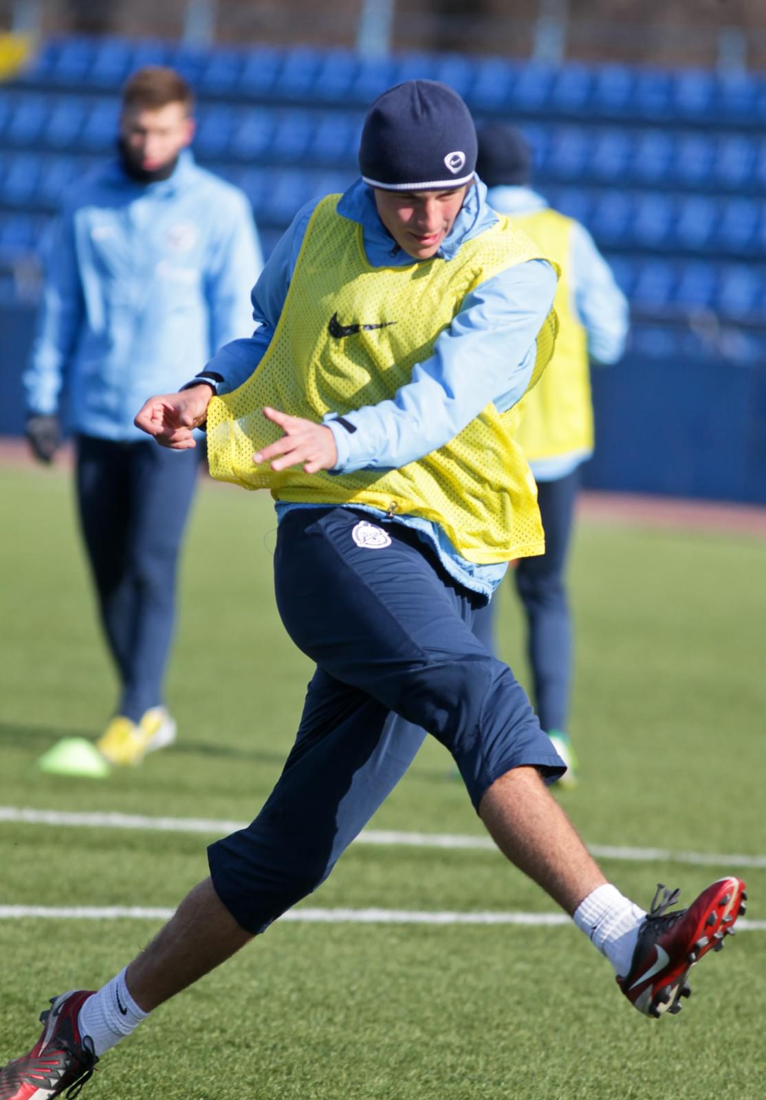 Тренировка молодежного состава ФК «Зенит»