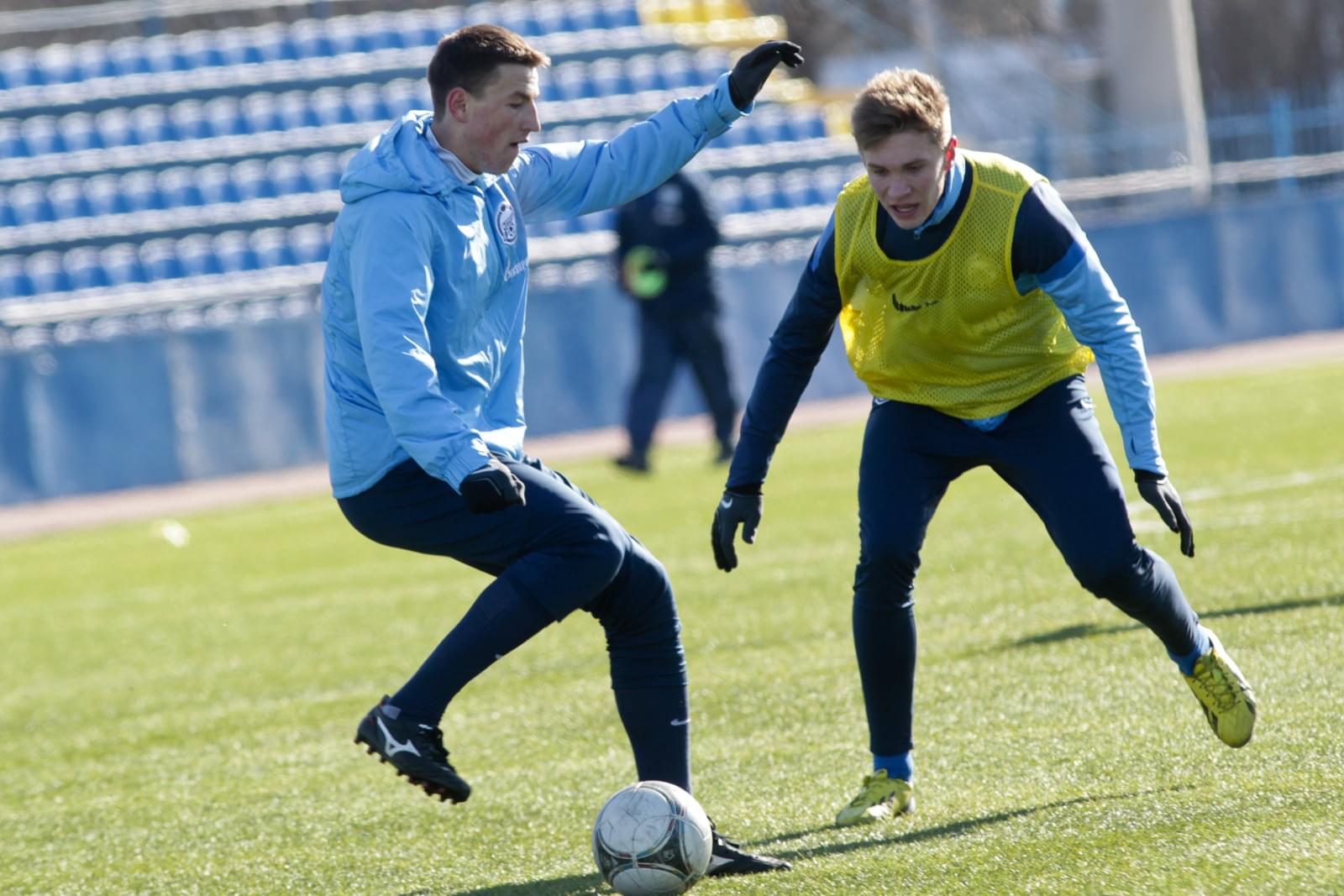 Тренировка молодежного состава ФК «Зенит»