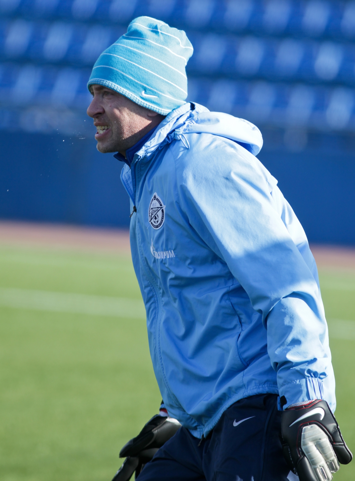 Тренировка молодежного состава ФК «Зенит»