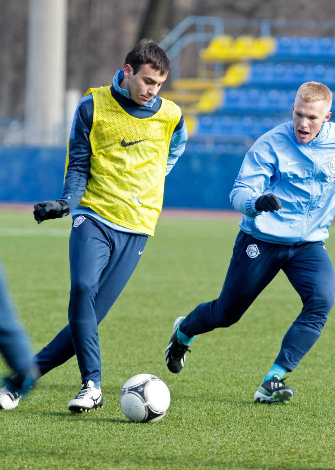 Тренировка молодежного состава ФК «Зенит»