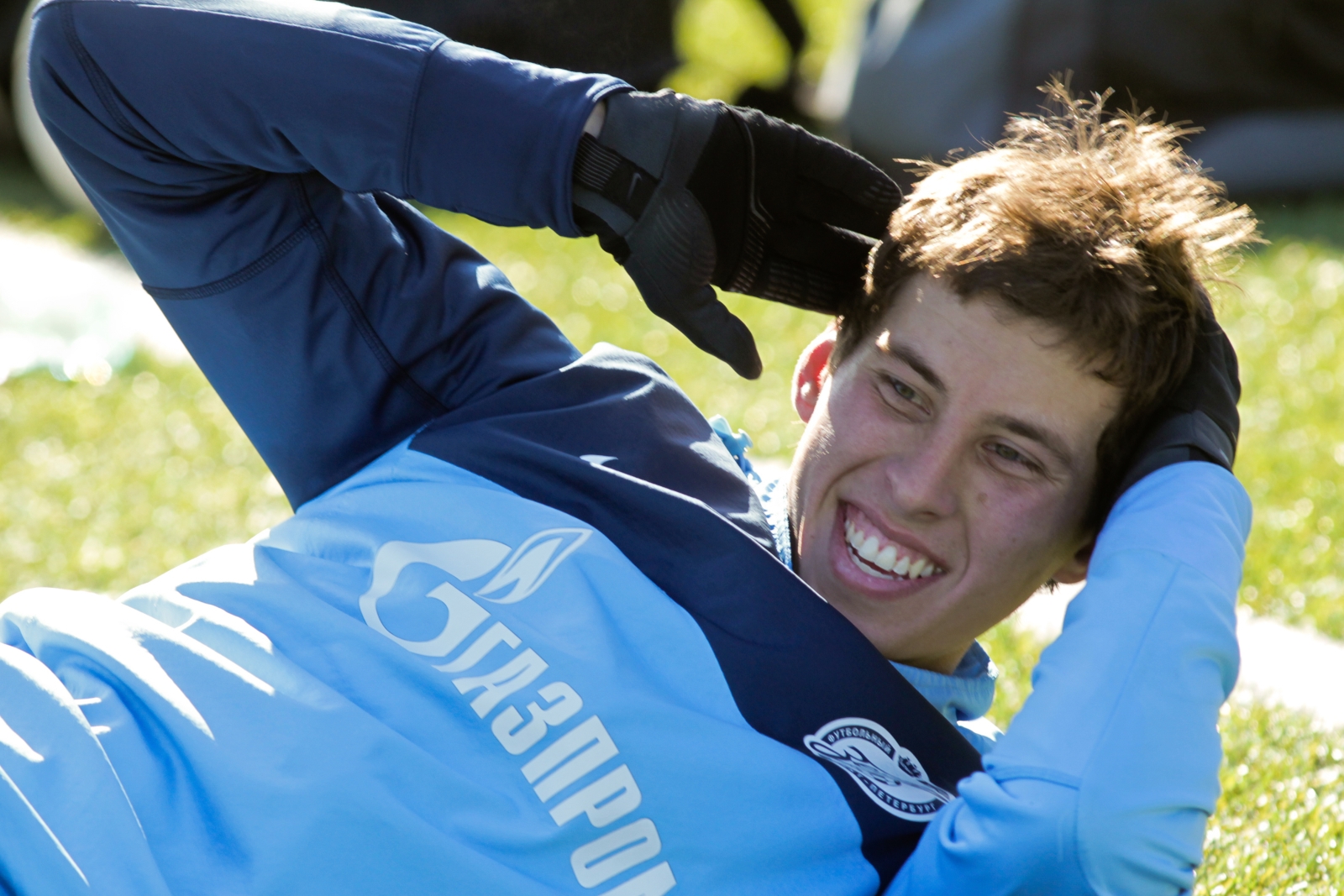 Тренировка молодежного состава ФК «Зенит»