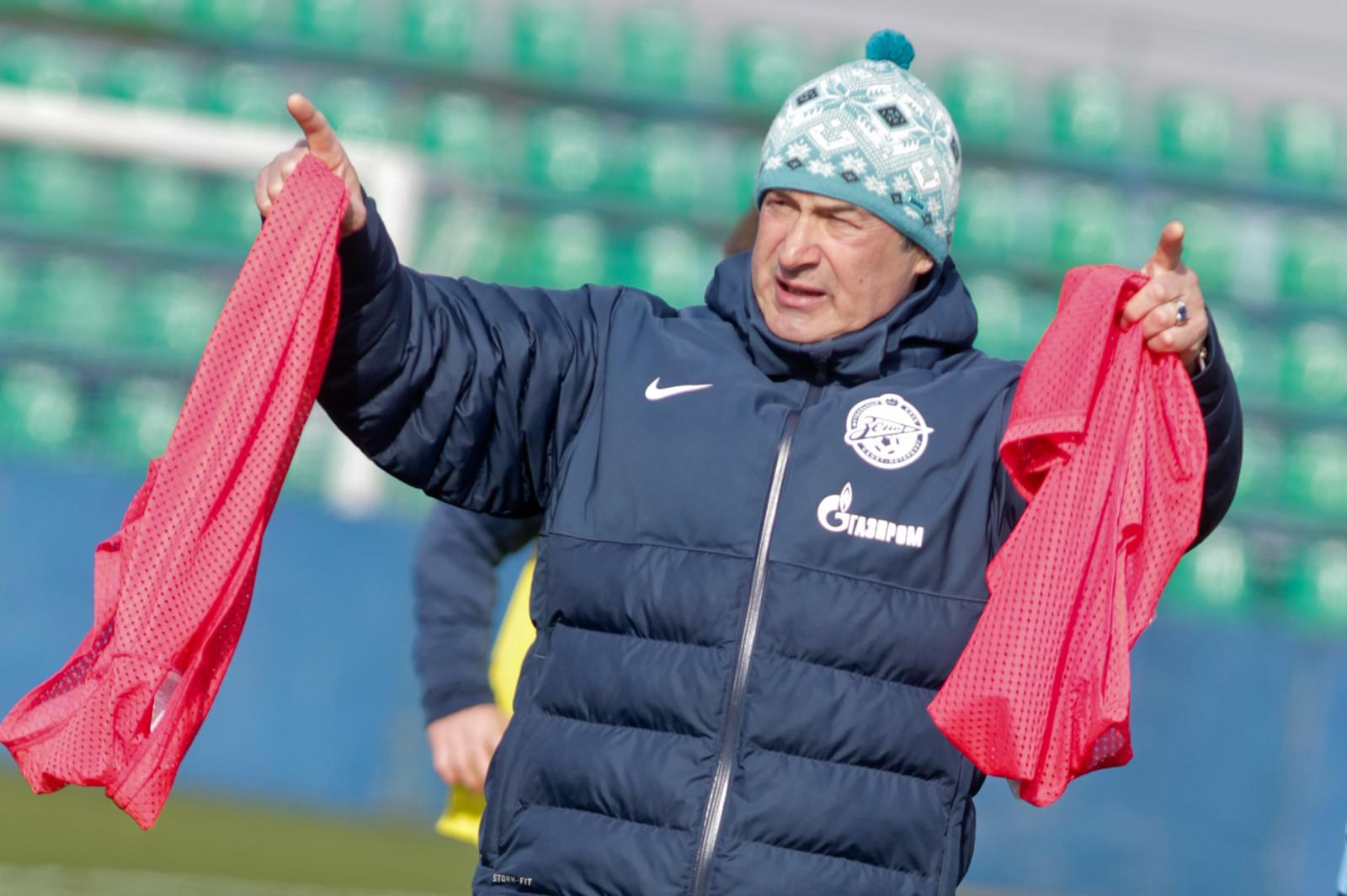 Тренировка молодежного состава ФК «Зенит»