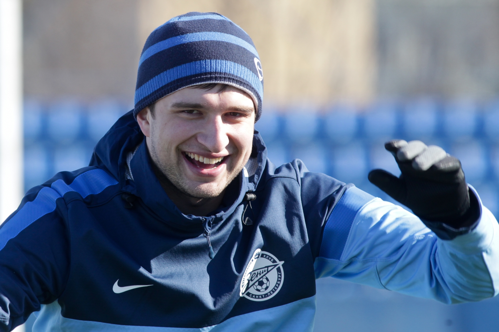 Тренировка молодежного состава ФК «Зенит»