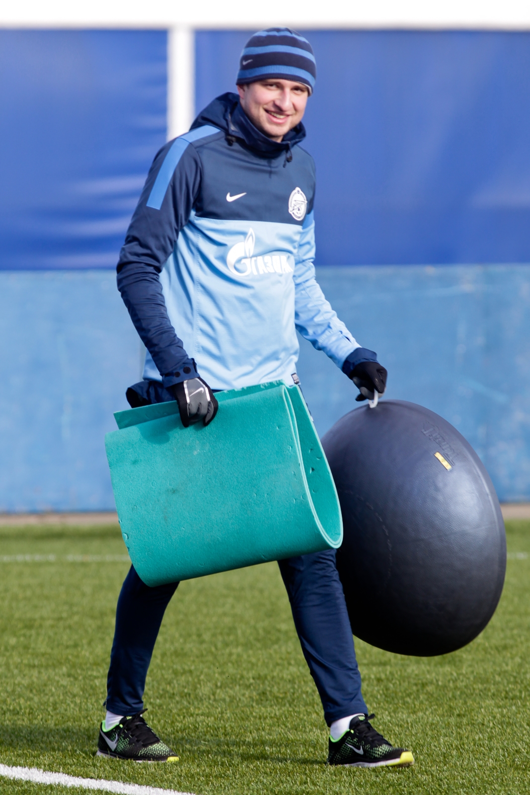 Тренировка молодежного состава ФК «Зенит»