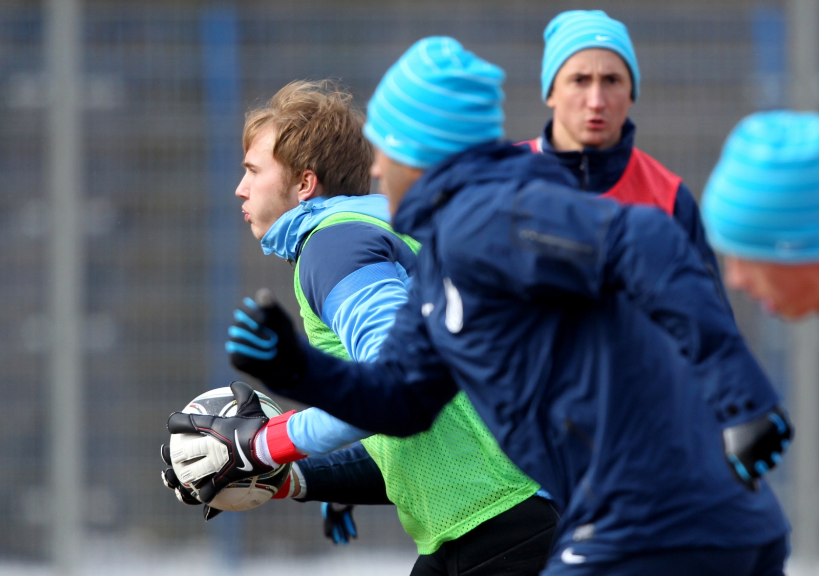 Тренировка перед матчем с «Локомотивом»