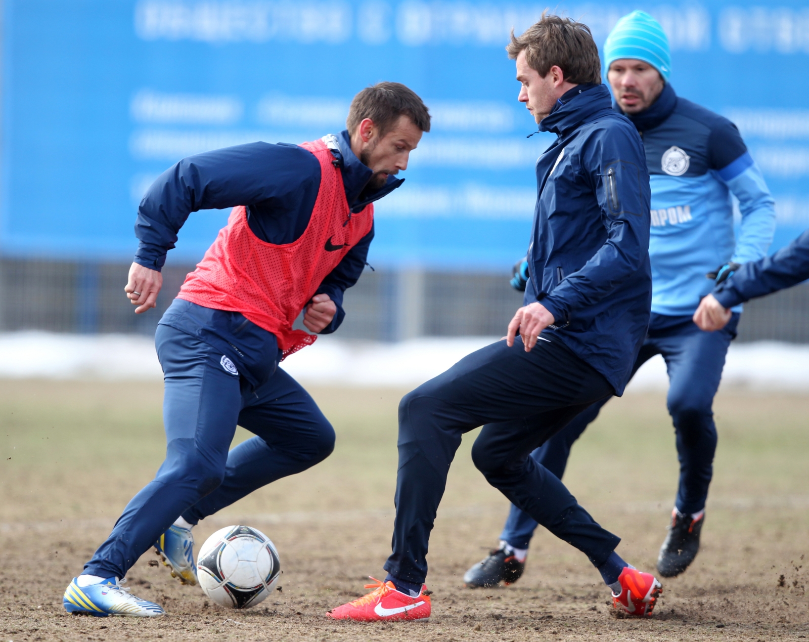 Тренировка перед матчем с «Локомотивом»