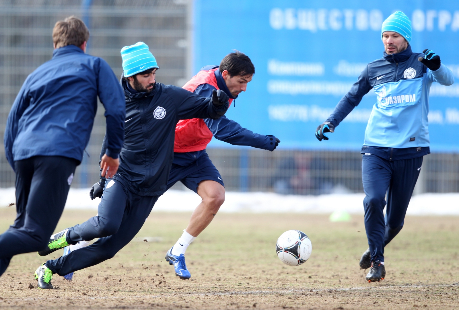 Тренировка перед матчем с «Локомотивом»