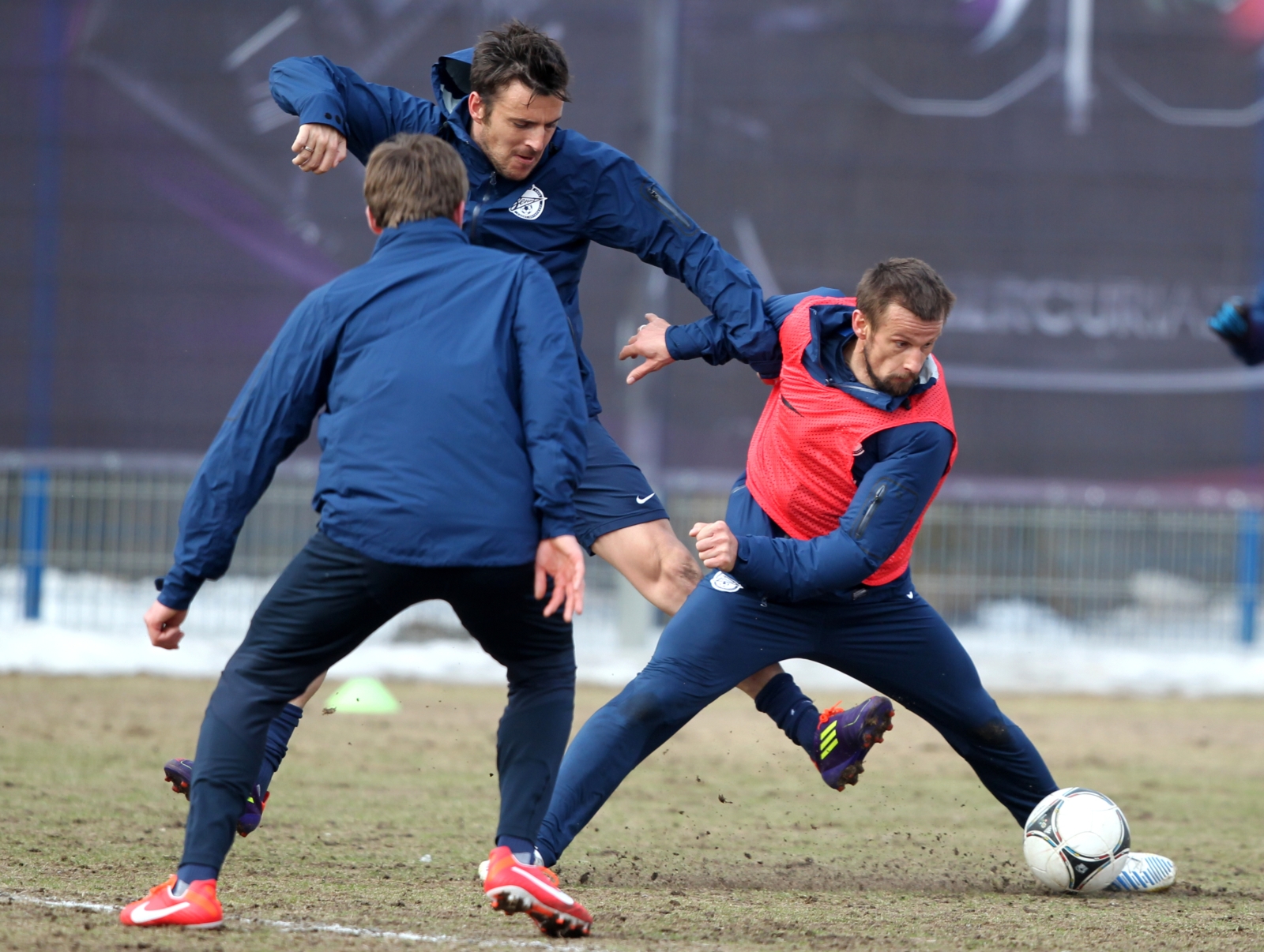 Тренировка перед матчем с «Локомотивом»