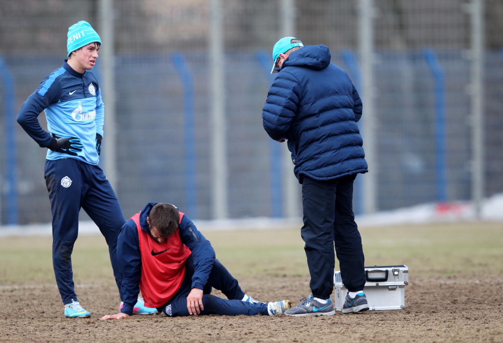 Тренировка перед матчем с «Локомотивом»