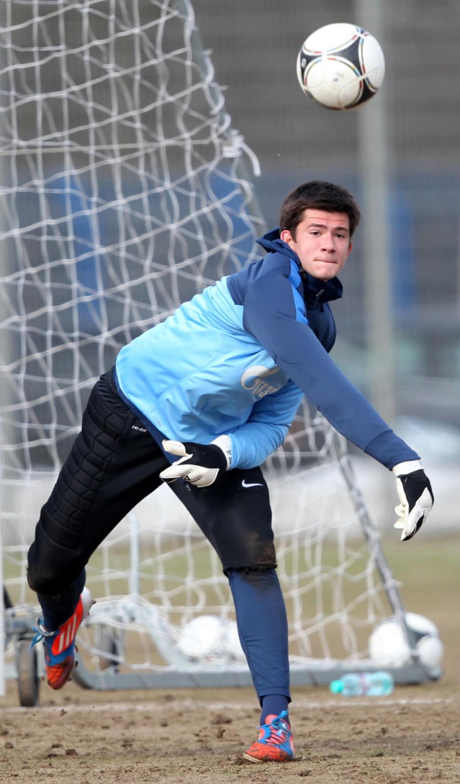 Тренировка перед матчем с «Локомотивом»