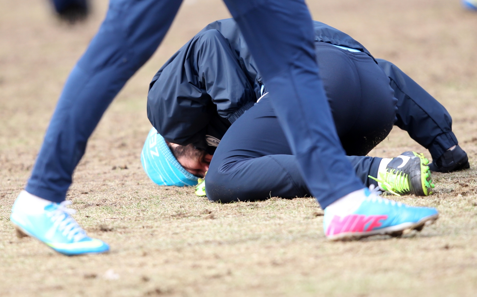 Тренировка перед матчем с «Локомотивом»