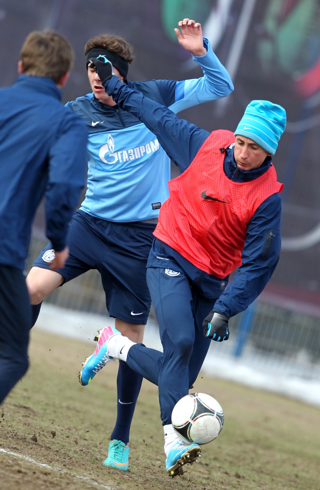Тренировка перед матчем с «Локомотивом»