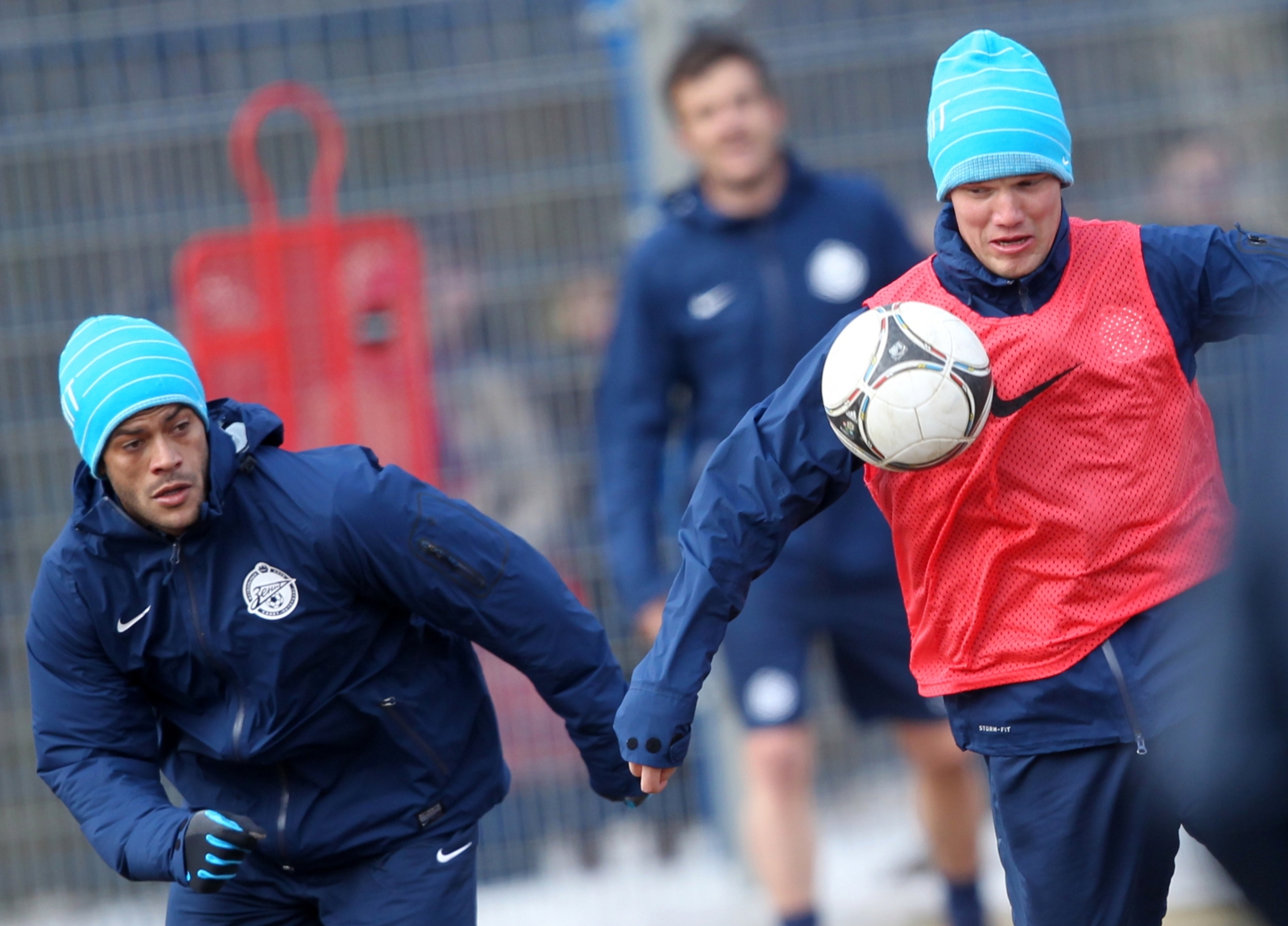 Тренировка перед матчем с «Локомотивом»