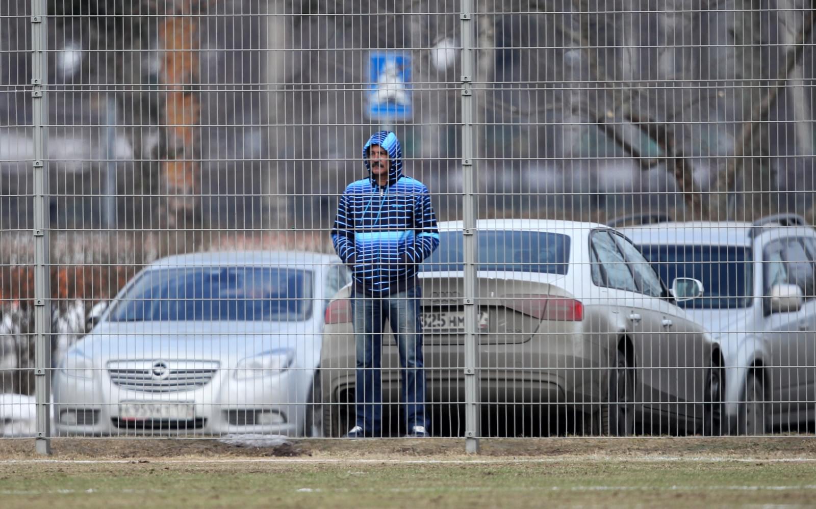 Тренировка перед матчем с «Локомотивом»