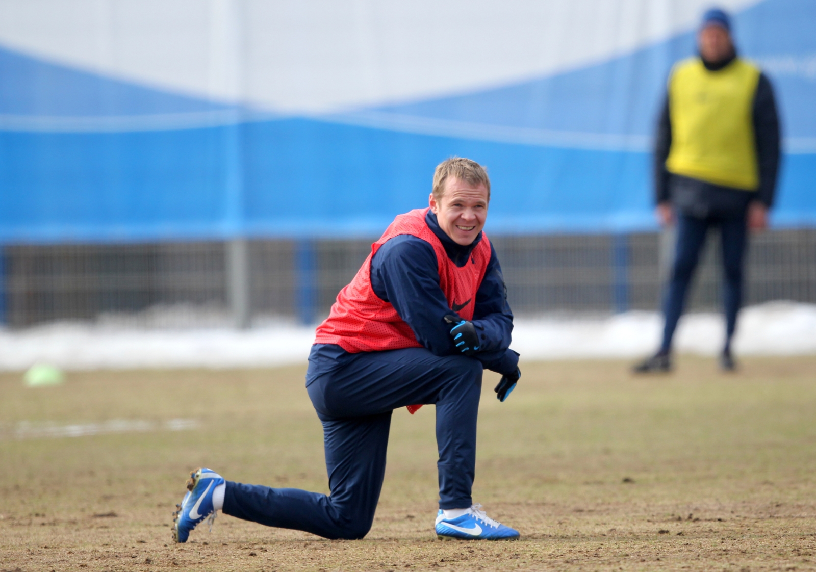 Тренировка перед матчем с «Локомотивом»