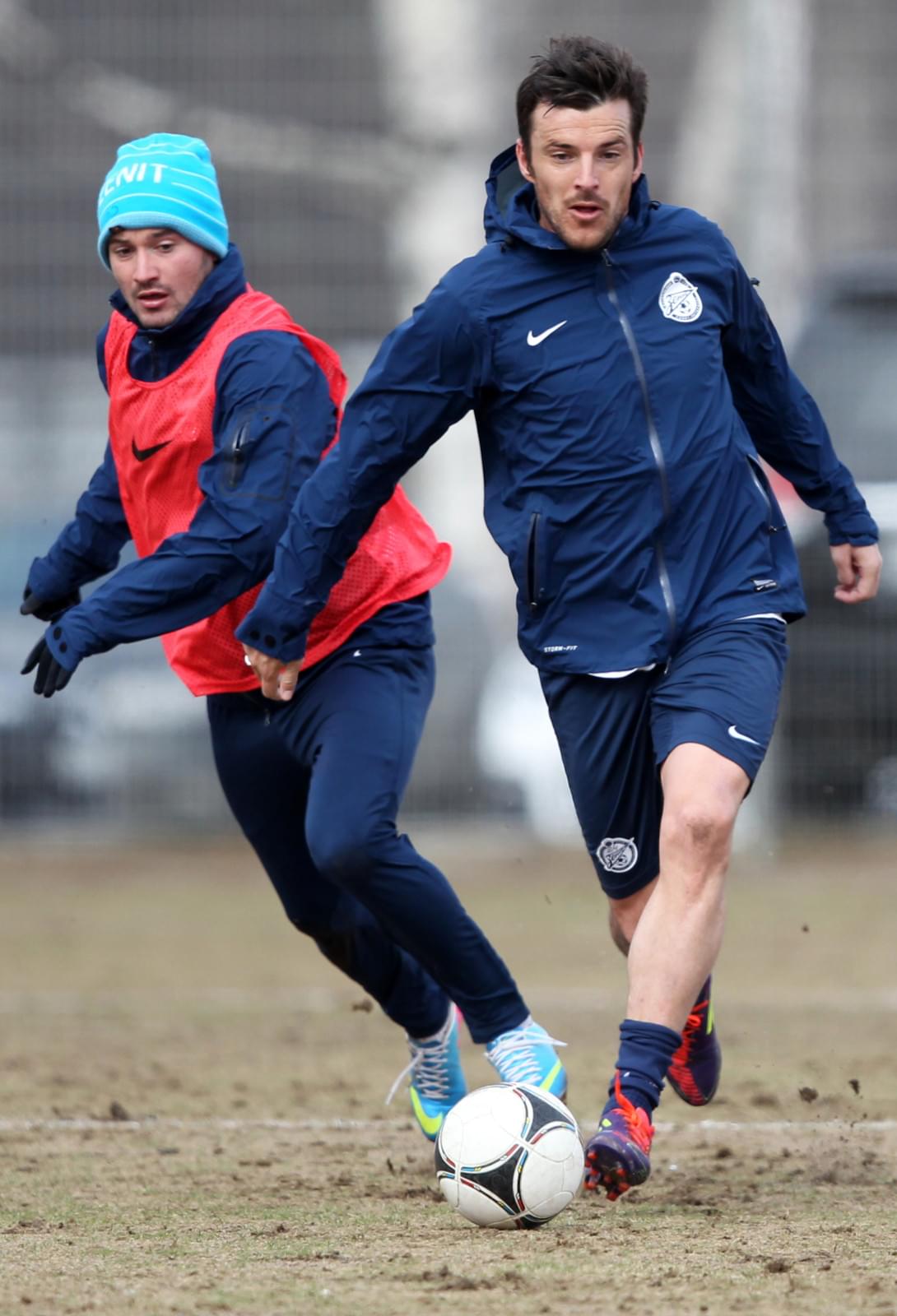 Тренировка перед матчем с «Локомотивом»