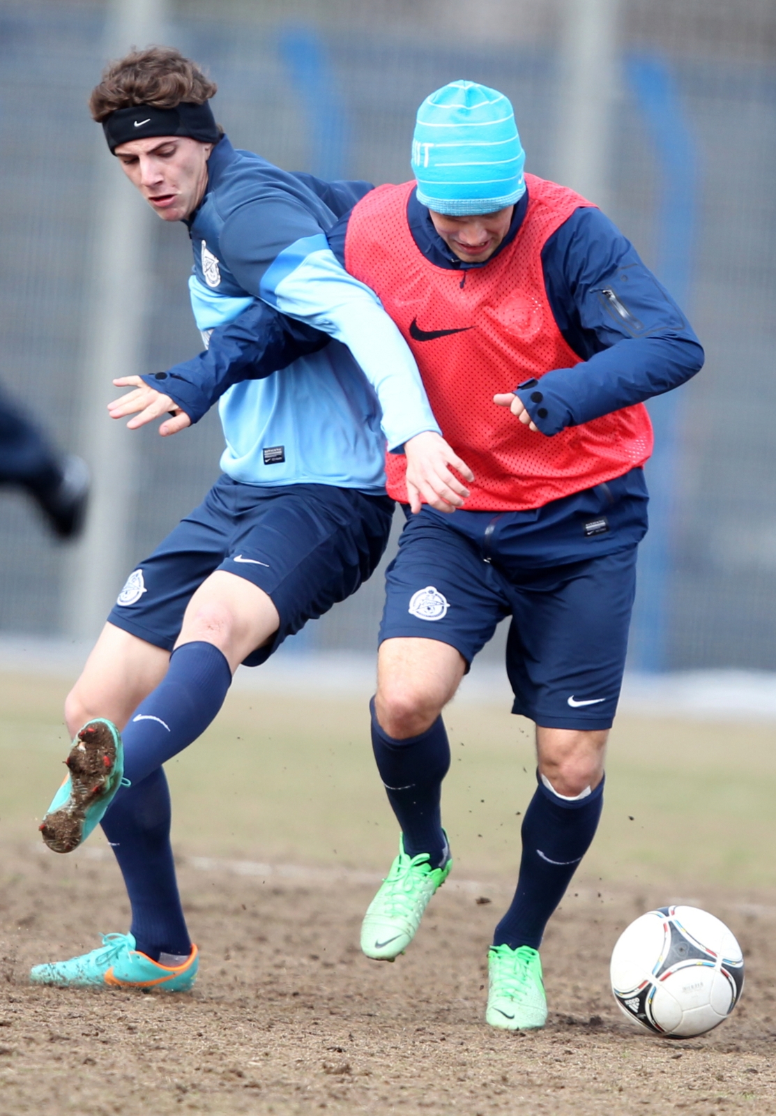 Тренировка перед матчем с «Локомотивом»