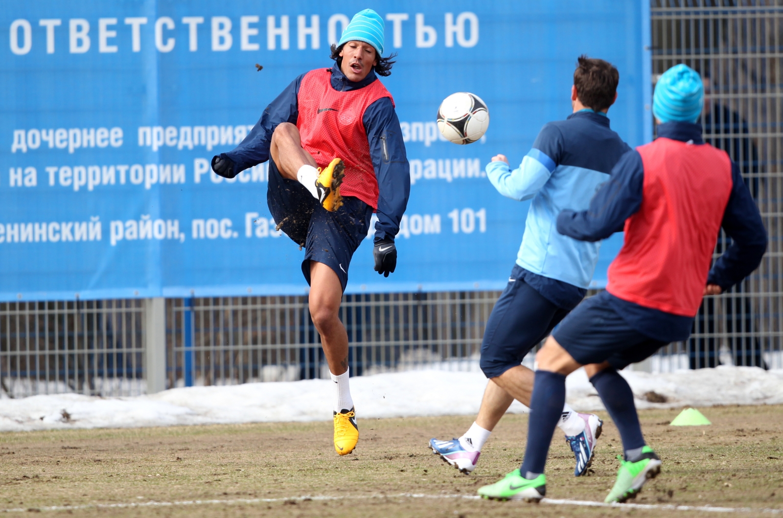 Тренировка перед матчем с «Локомотивом»