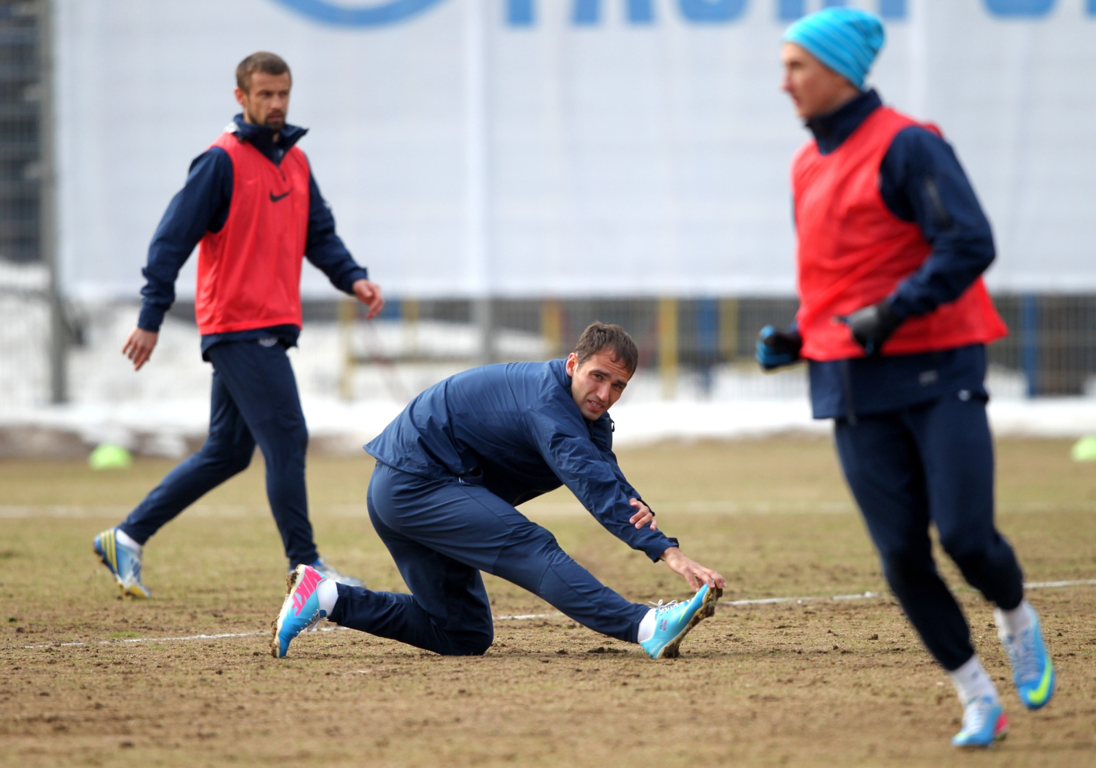 Тренировка перед матчем с «Локомотивом»