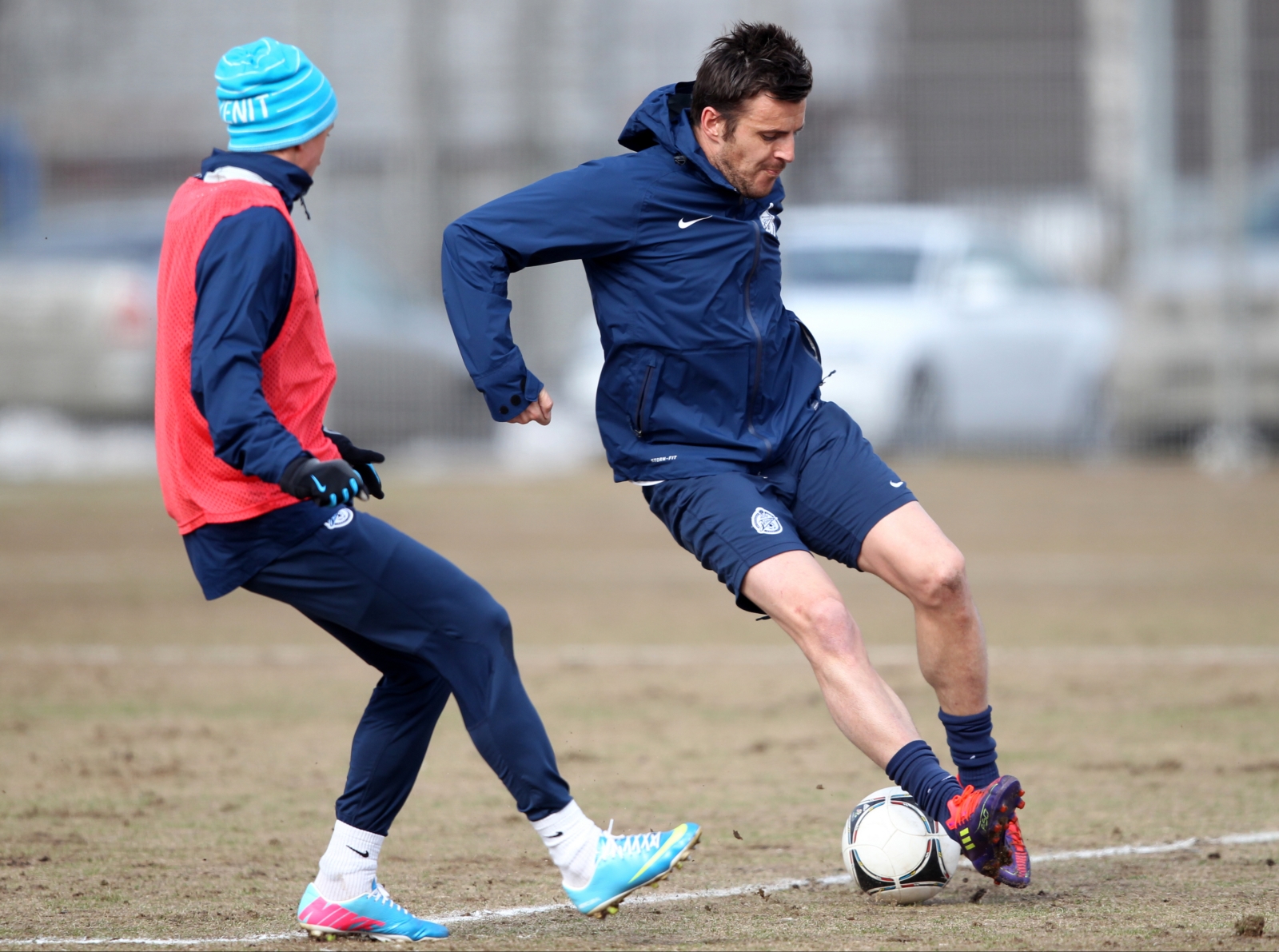 Тренировка перед матчем с «Локомотивом»