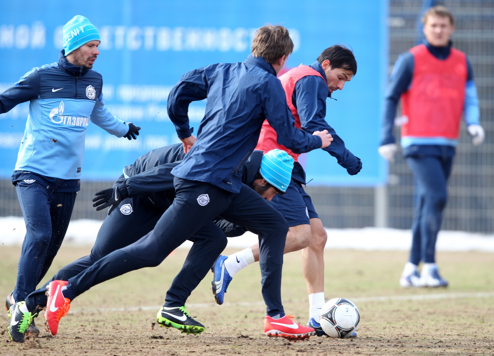 Тренировка перед матчем с «Локомотивом»