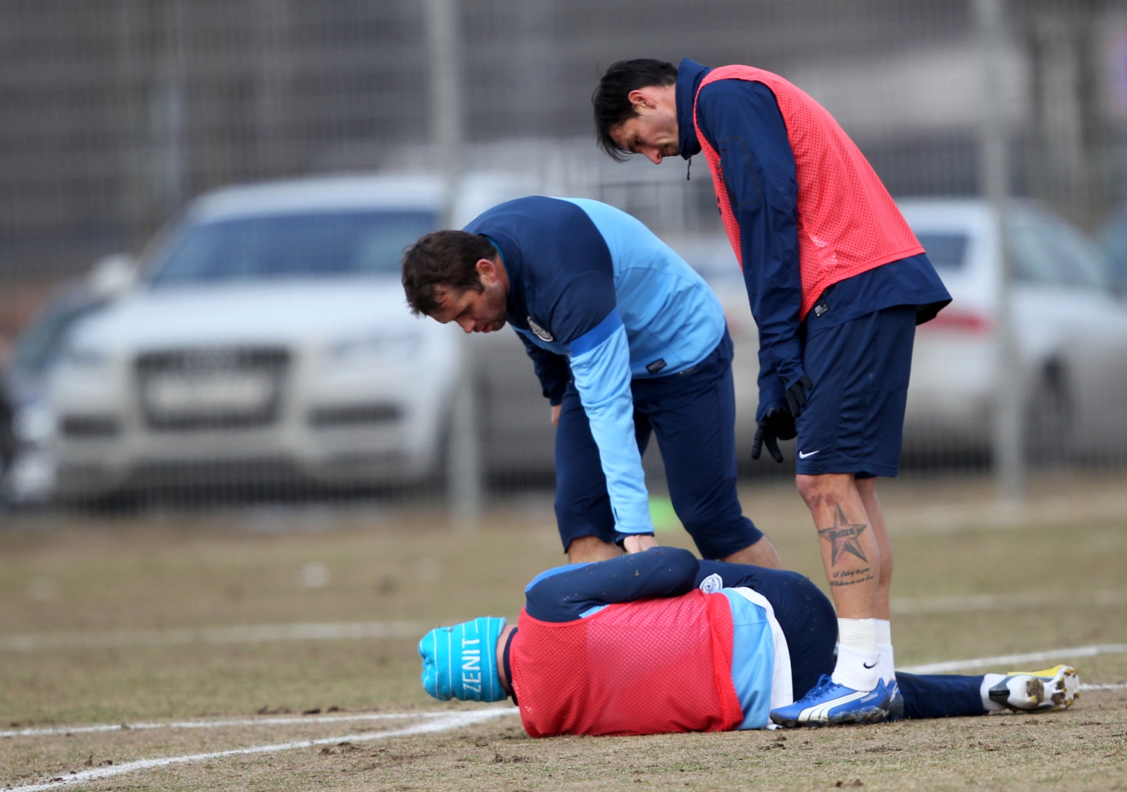 Тренировка перед матчем с «Локомотивом»