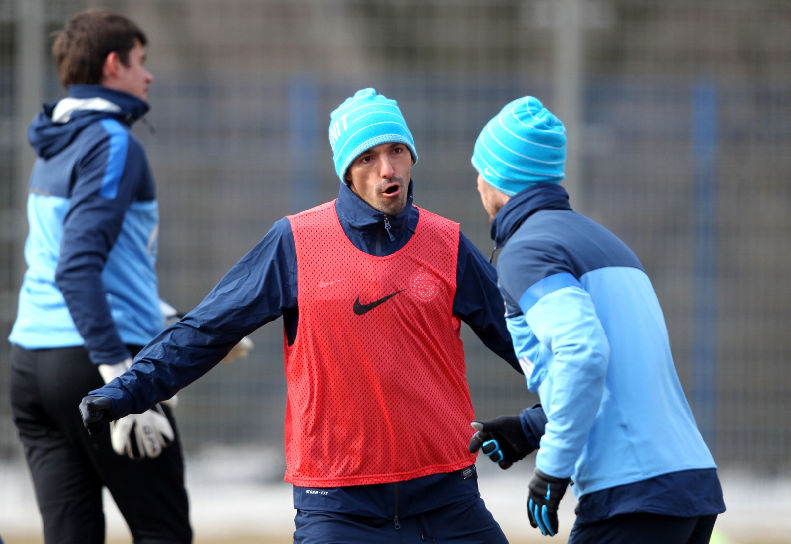 Тренировка перед матчем с «Локомотивом»