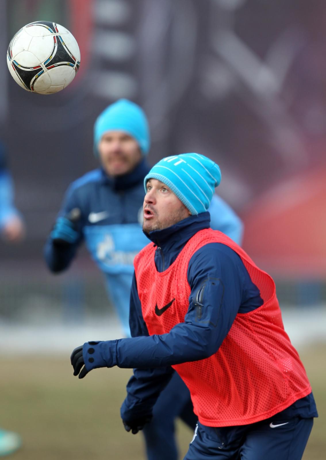 Тренировка перед матчем с «Локомотивом»