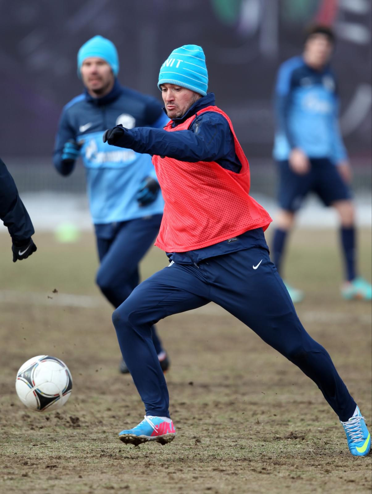 Тренировка перед матчем с «Локомотивом»