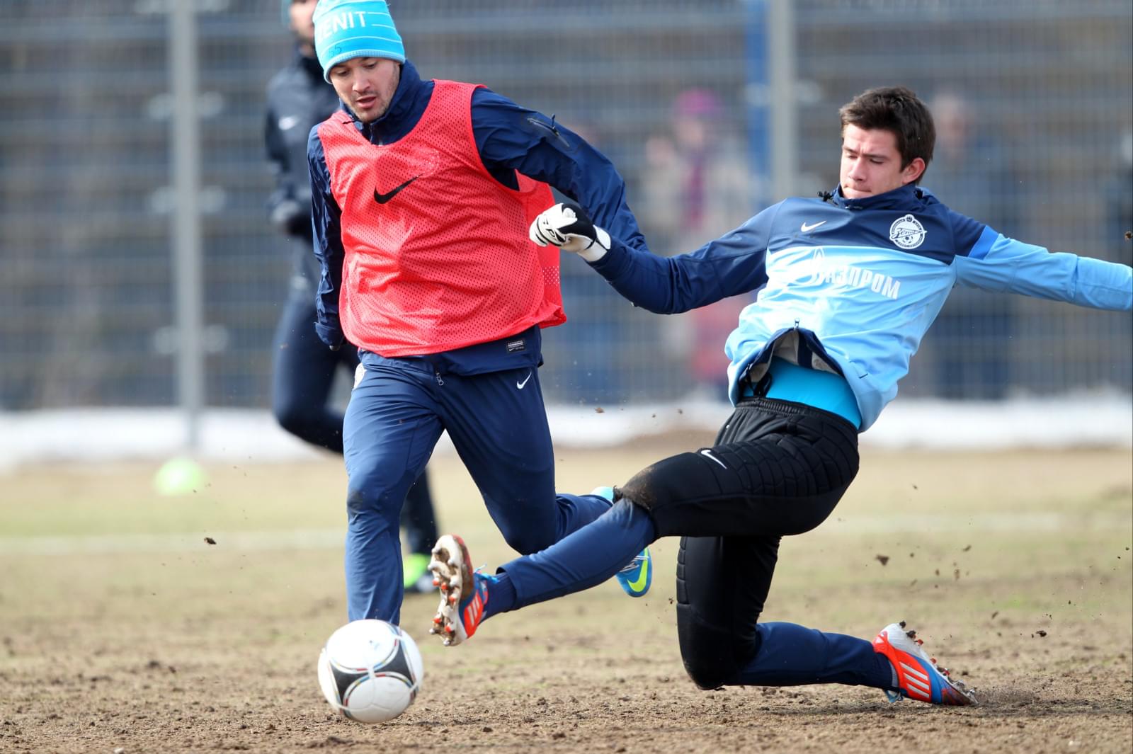 Тренировка перед матчем с «Локомотивом»
