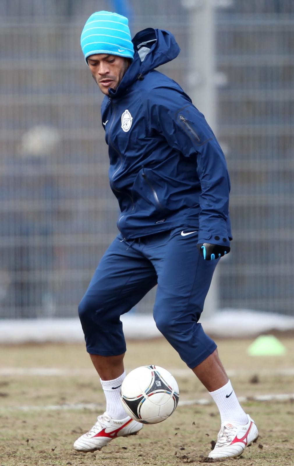 Тренировка перед матчем с «Локомотивом»