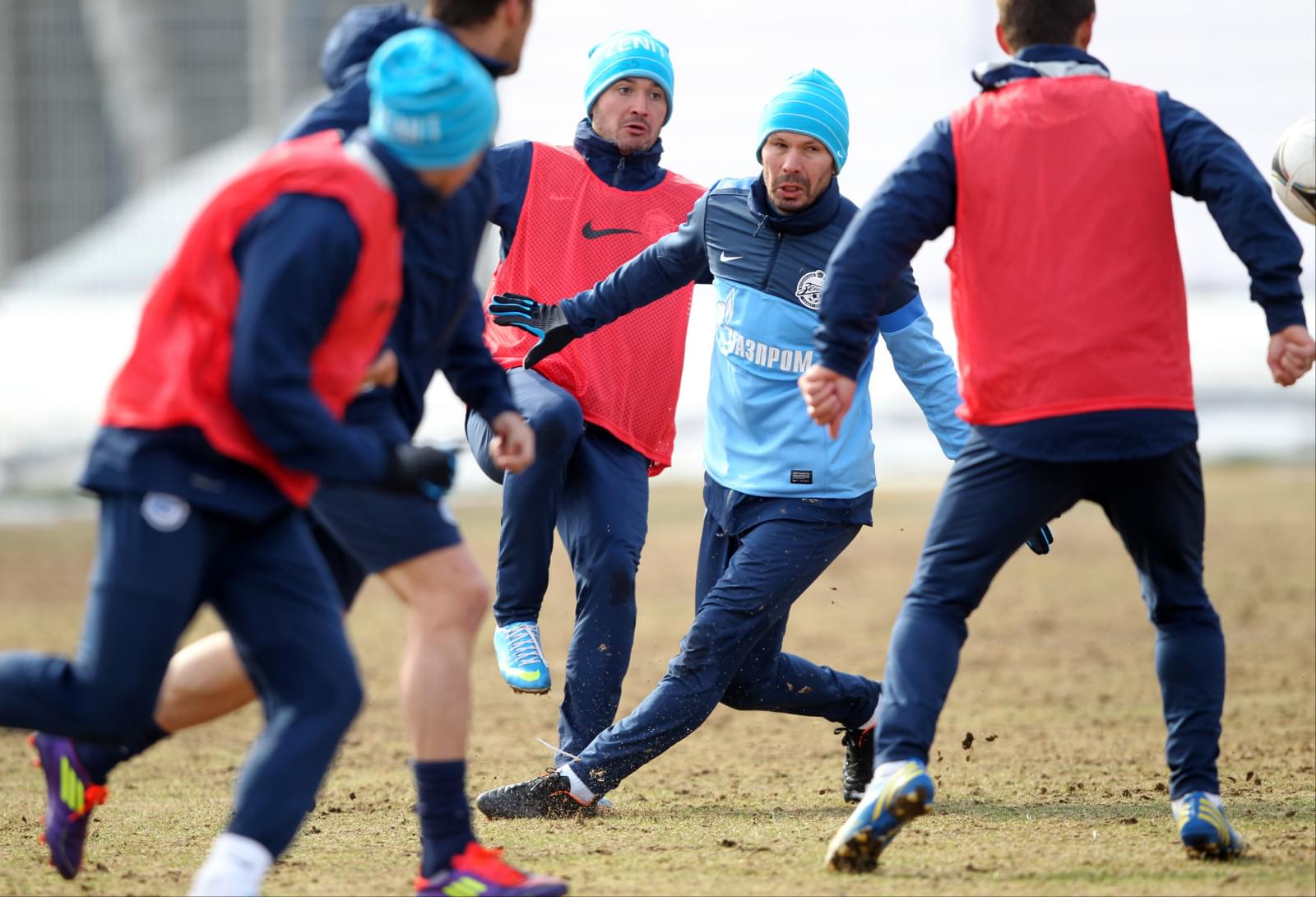 Тренировка перед матчем с «Локомотивом»