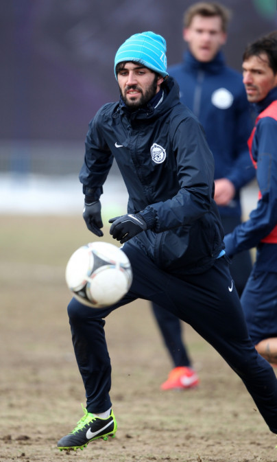 Тренировка перед матчем с «Локомотивом»