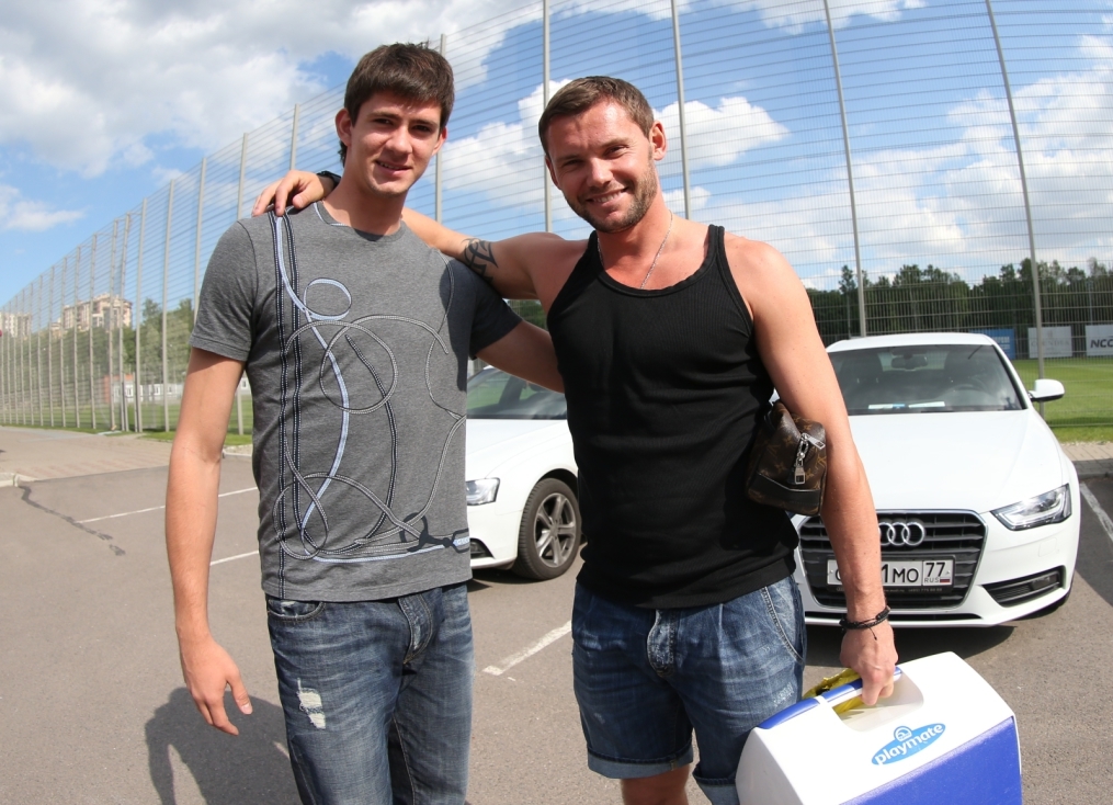 Первая тренировка в сезоне 2013/2014 основного состава ФК