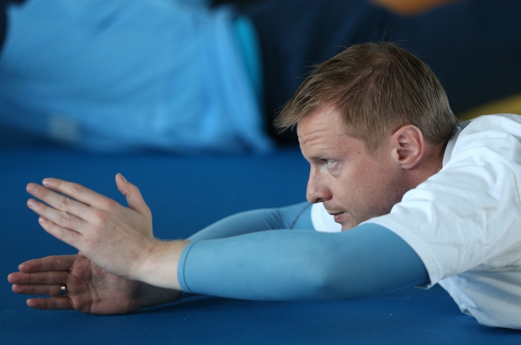 Первая тренировка в сезоне 2013/2014 основного состава ФК