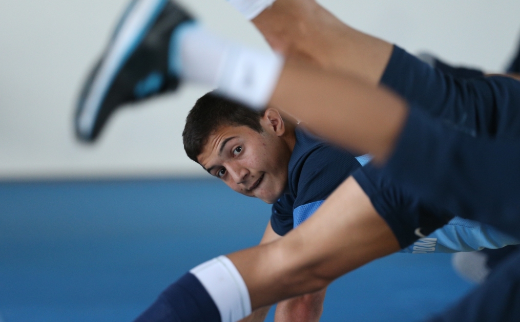 Первая тренировка в сезоне 2013/2014 основного состава ФК