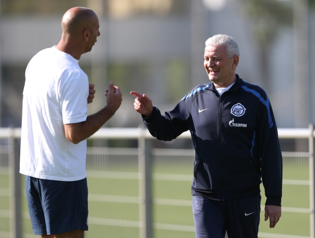 Первая тренировка в сезоне 2013/2014 основного состава ФК