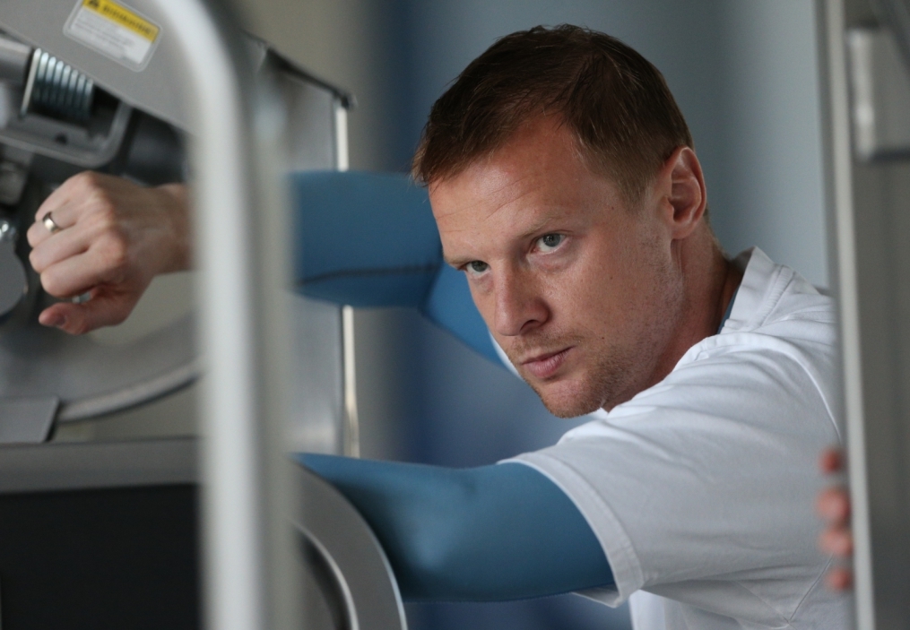 Первая тренировка в сезоне 2013/2014 основного состава ФК