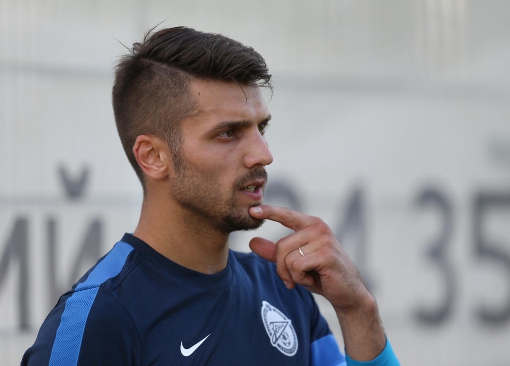 Первая тренировка в сезоне 2013/2014 основного состава ФК