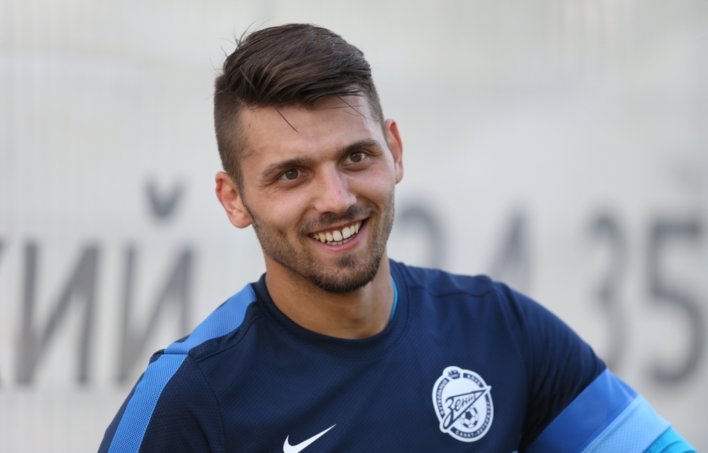 Первая тренировка в сезоне 2013/2014 основного состава ФК