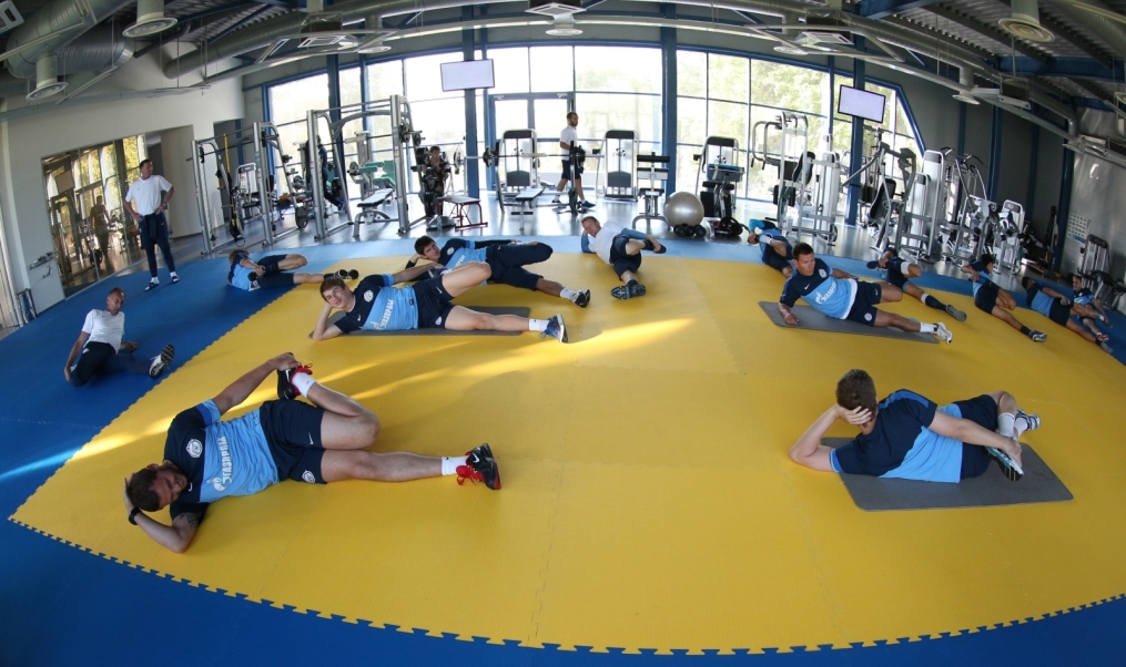 Первая тренировка в сезоне 2013/2014 основного состава ФК