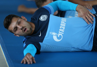 Первая тренировка в сезоне 2013/2014 основного состава ФК