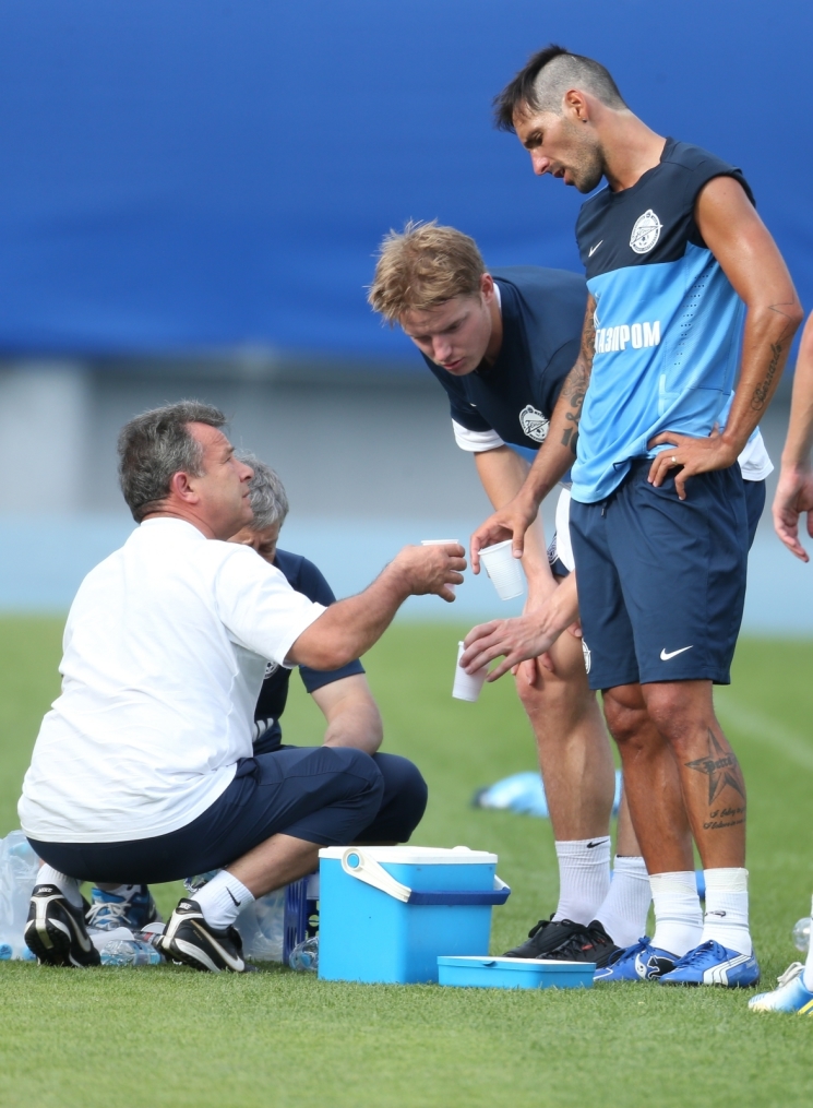 Сборы в Киеве: 2 июля, вечерняя тренировка