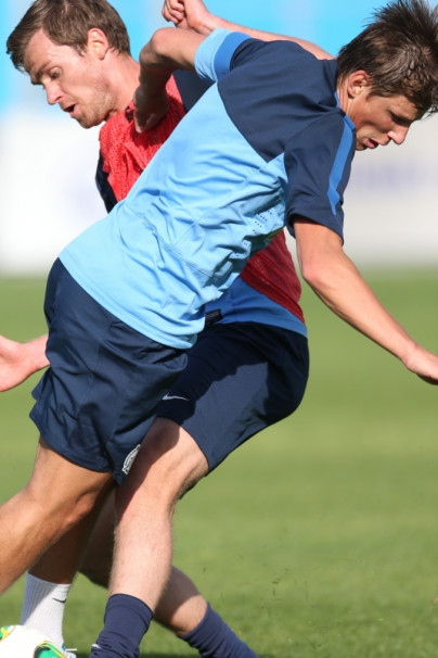 Сборы в Киеве: 2 июля, вечерняя тренировка