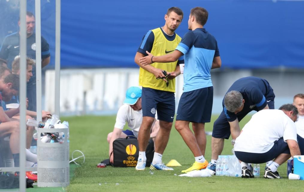 Сборы в Киеве: 2 июля, вечерняя тренировка