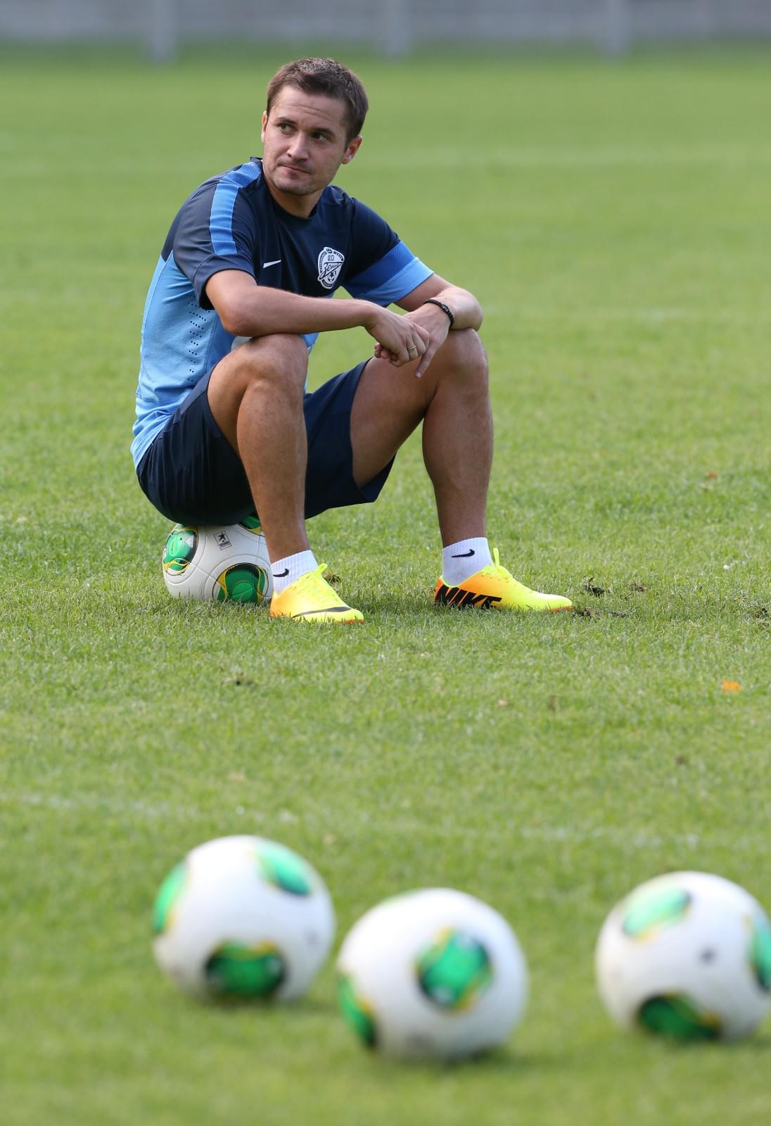 Сборы Зенита в  Удельном парке: 8 июля, утренняя тренировка.