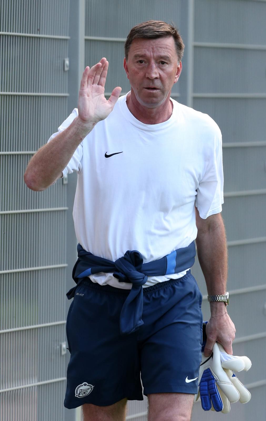 Сборы Зенита в  Удельном парке: 8 июля, утренняя тренировка.