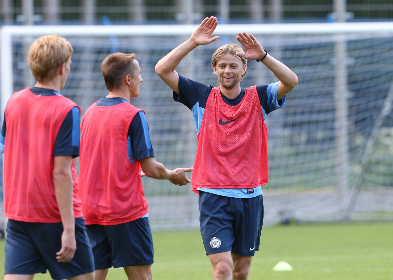 Сборы Зенита в  Удельном парке: 8 июля, утренняя тренировка.