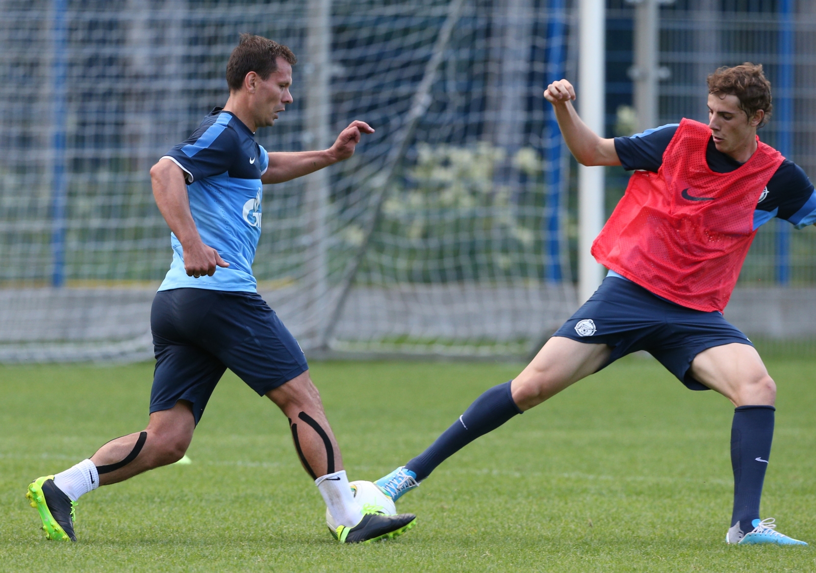 Сборы Зенита в  Удельном парке: 8 июля, утренняя тренировка.