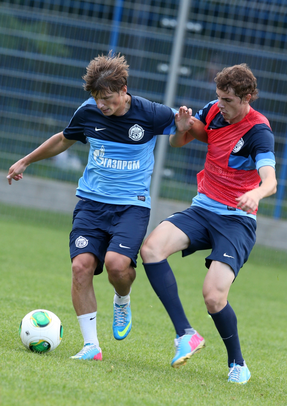 Сборы Зенита в  Удельном парке: 8 июля, утренняя тренировка.